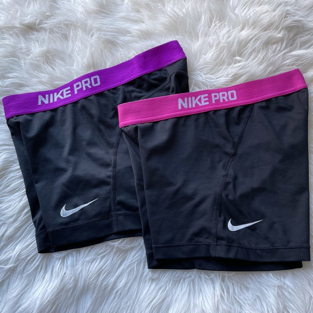 Set of 2 Nike Pros 3” inseam